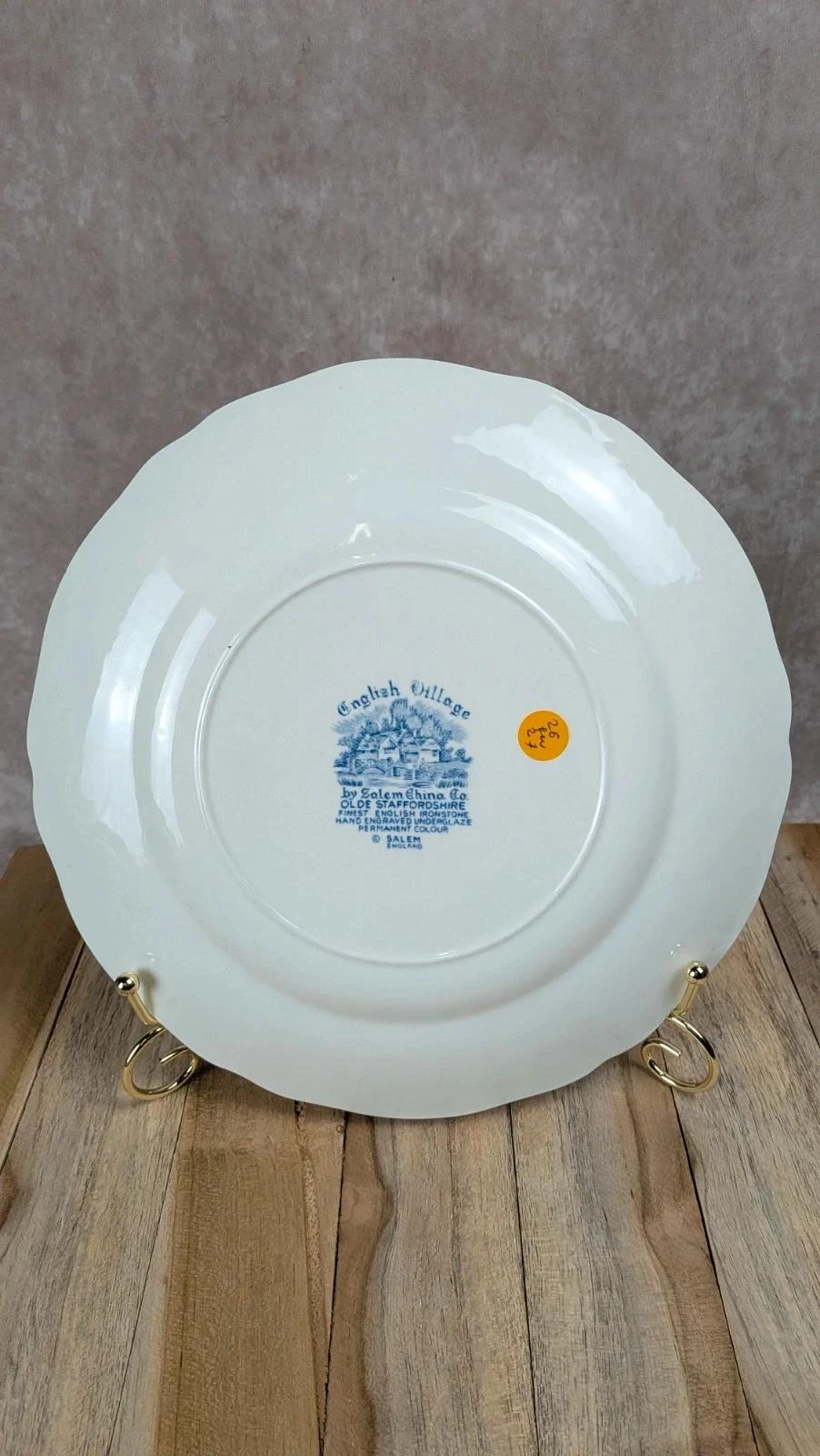 Assiette anglaise Olde Staffordshire English Village – photo 5
